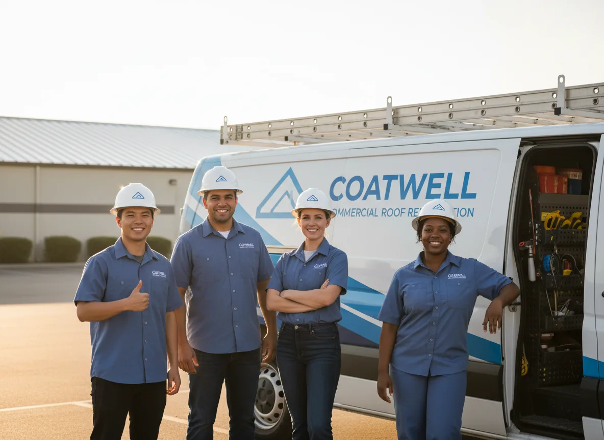 Commercial roof coating company in Sheldahl, IA